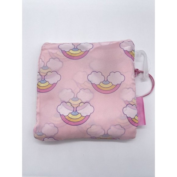 NWT Stoney Clover Ln x Target Light Pink/Mini Rainbow Fold Up Reusable Tote Bag - Picture 5 of 9